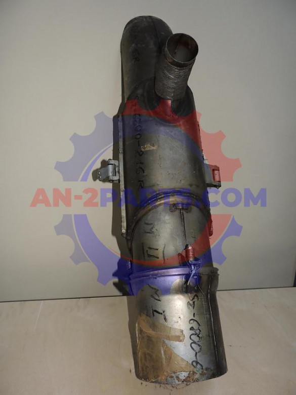 Exhaust manifold with flame tube, Sz6800-0    AN-2